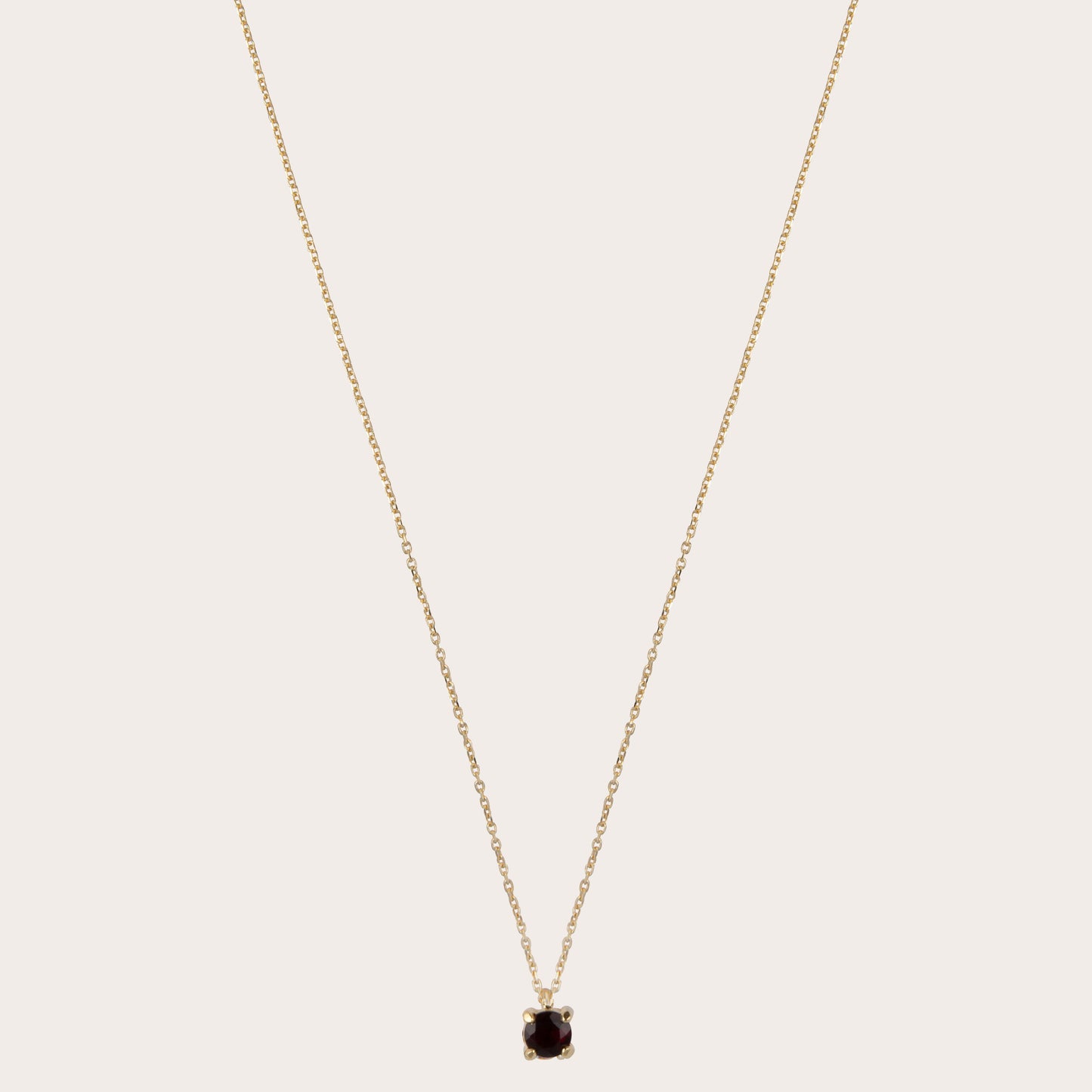 Niamh garnet necklace