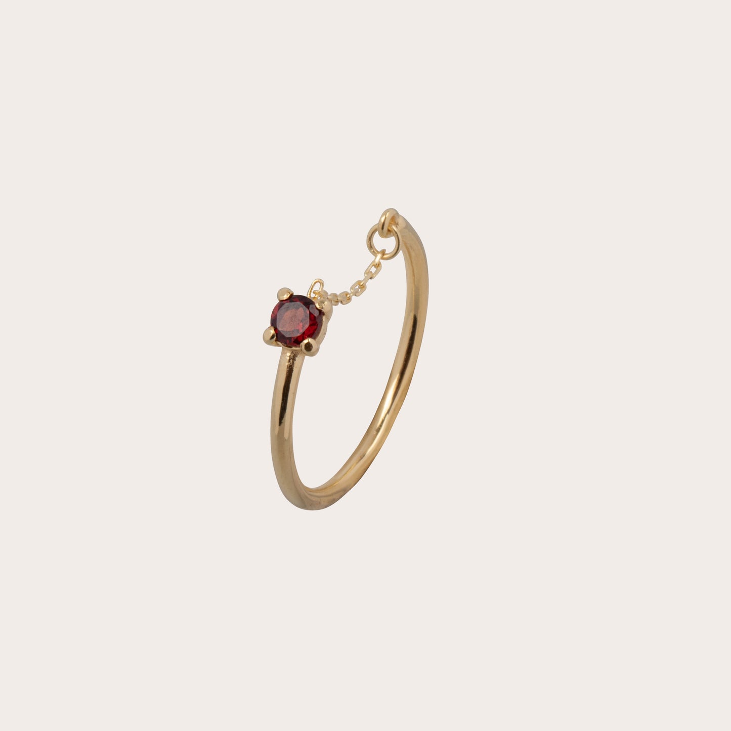 Ella garnet ring