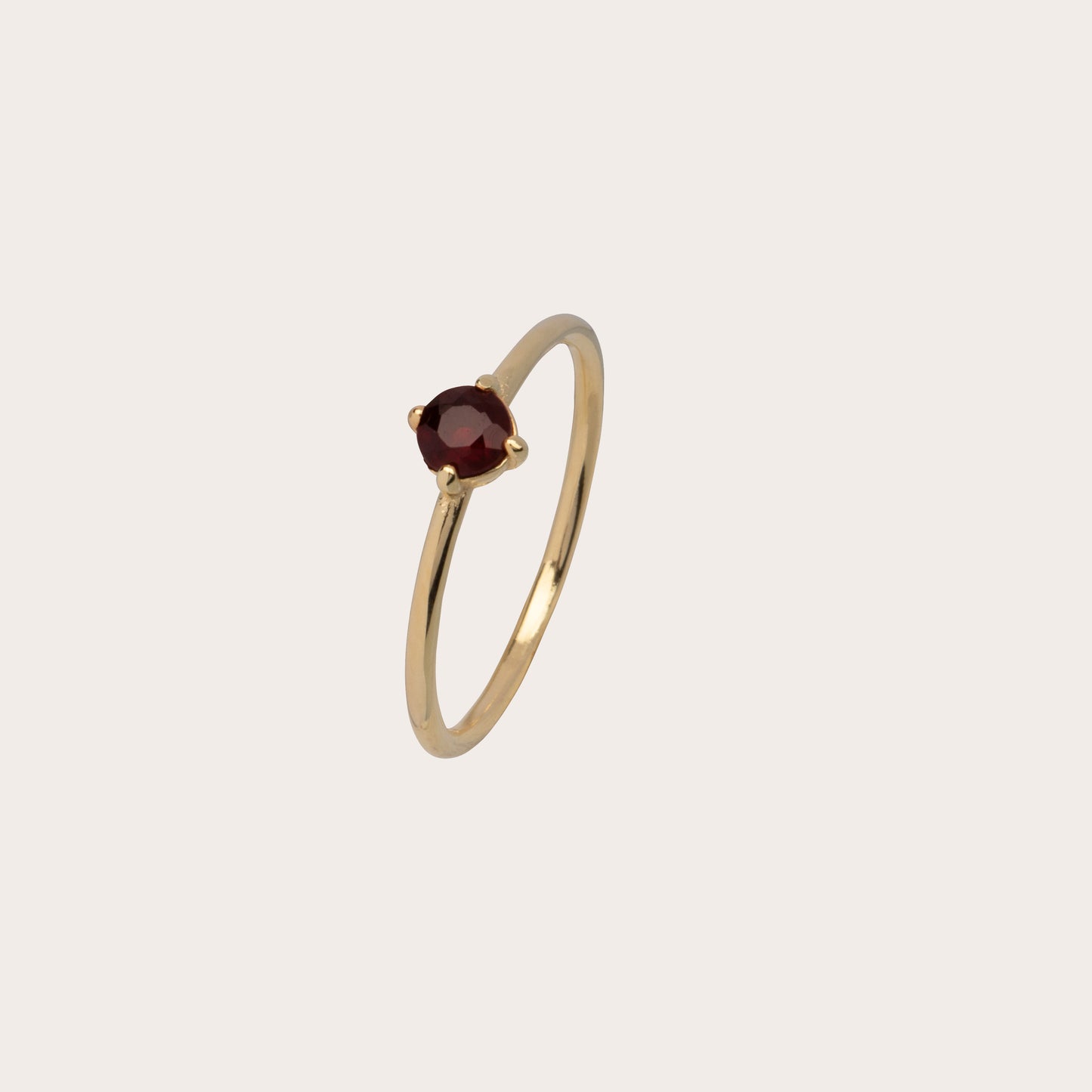 Fleur garnet ring