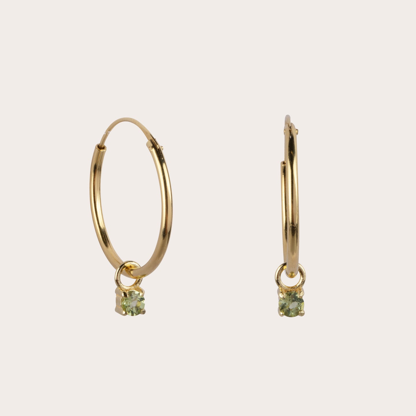 Irem peridot hoops