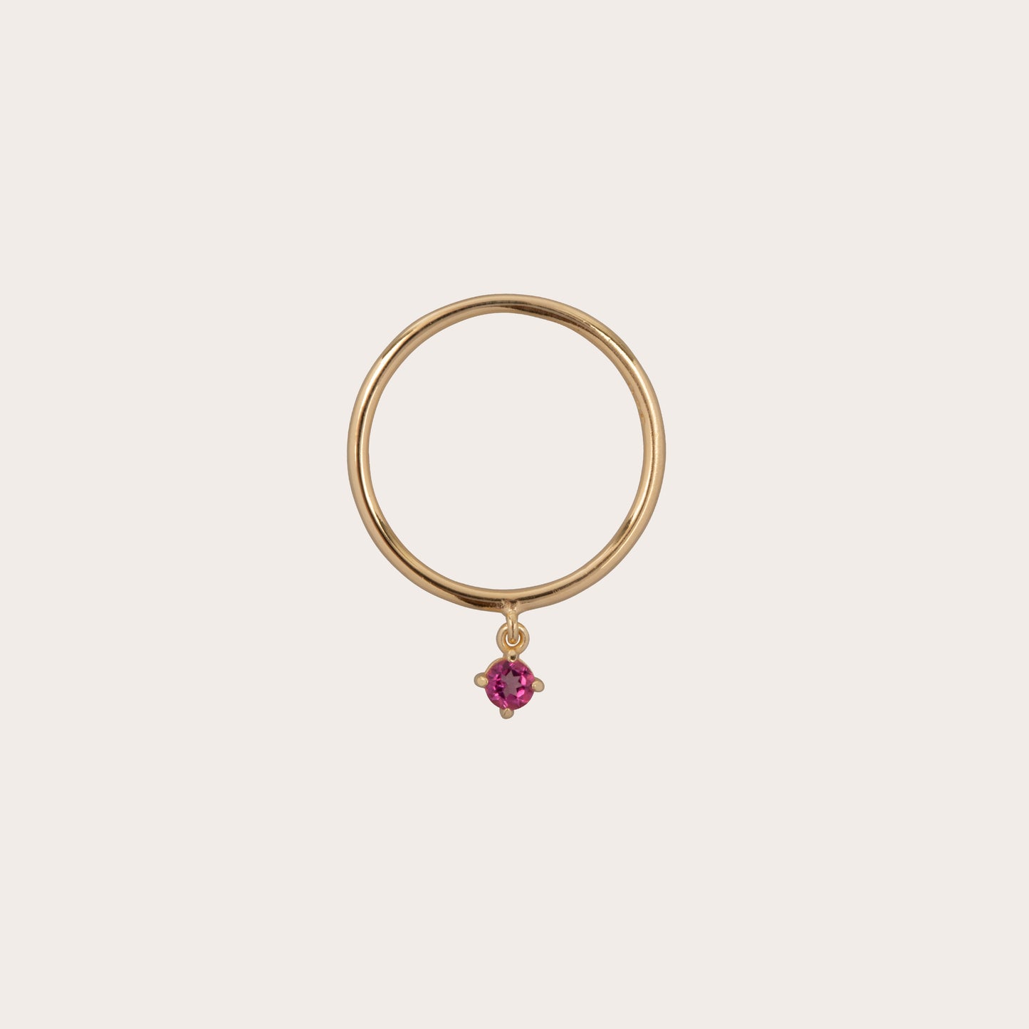 Mångata pink topaz ring
