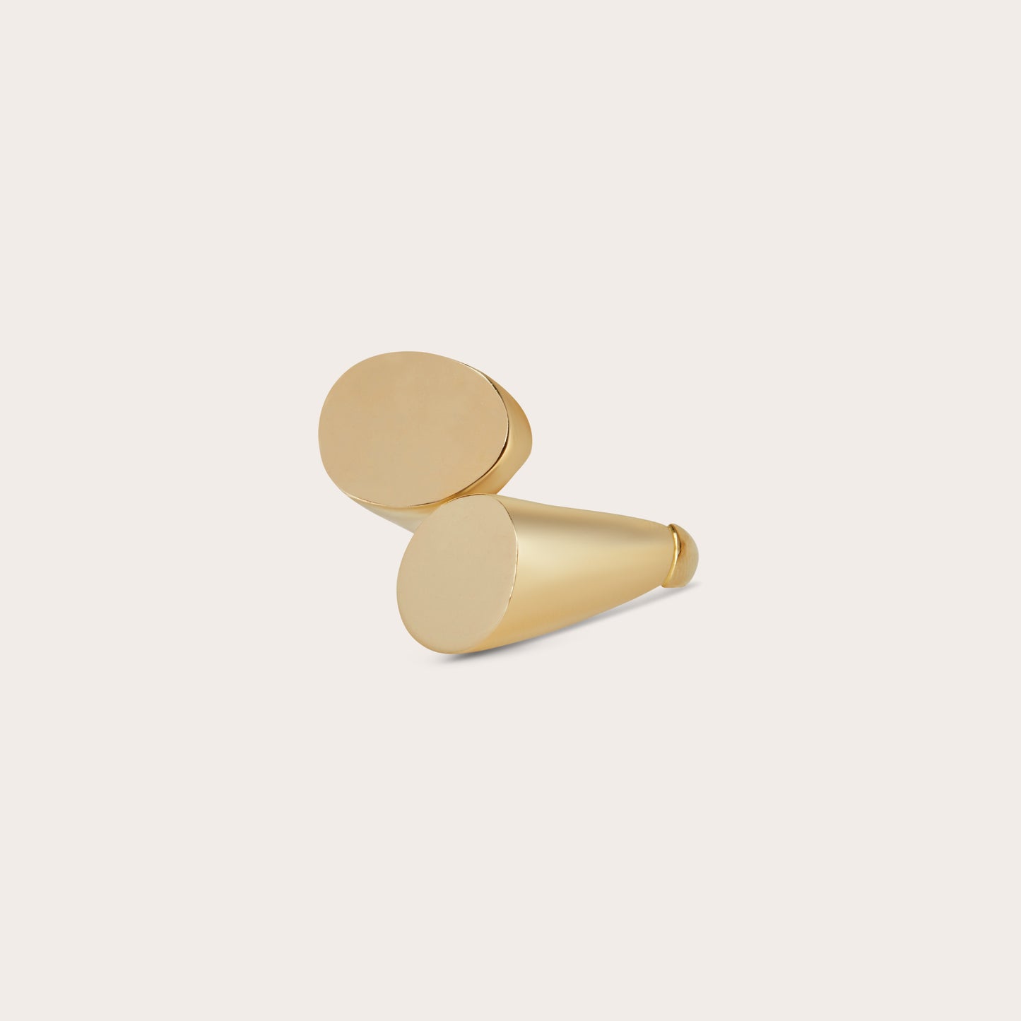 Bold ring 14ct gold