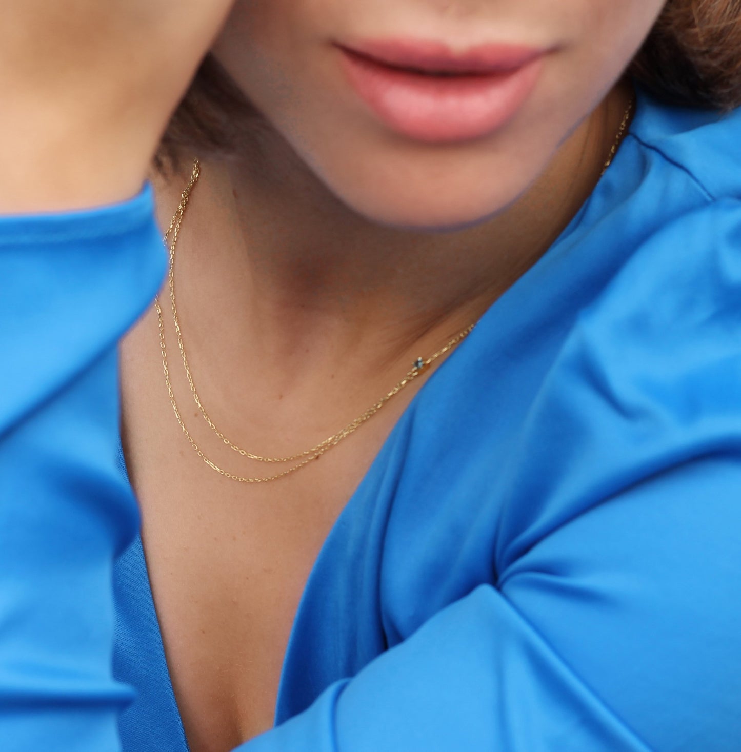 Elodie london topaz necklace