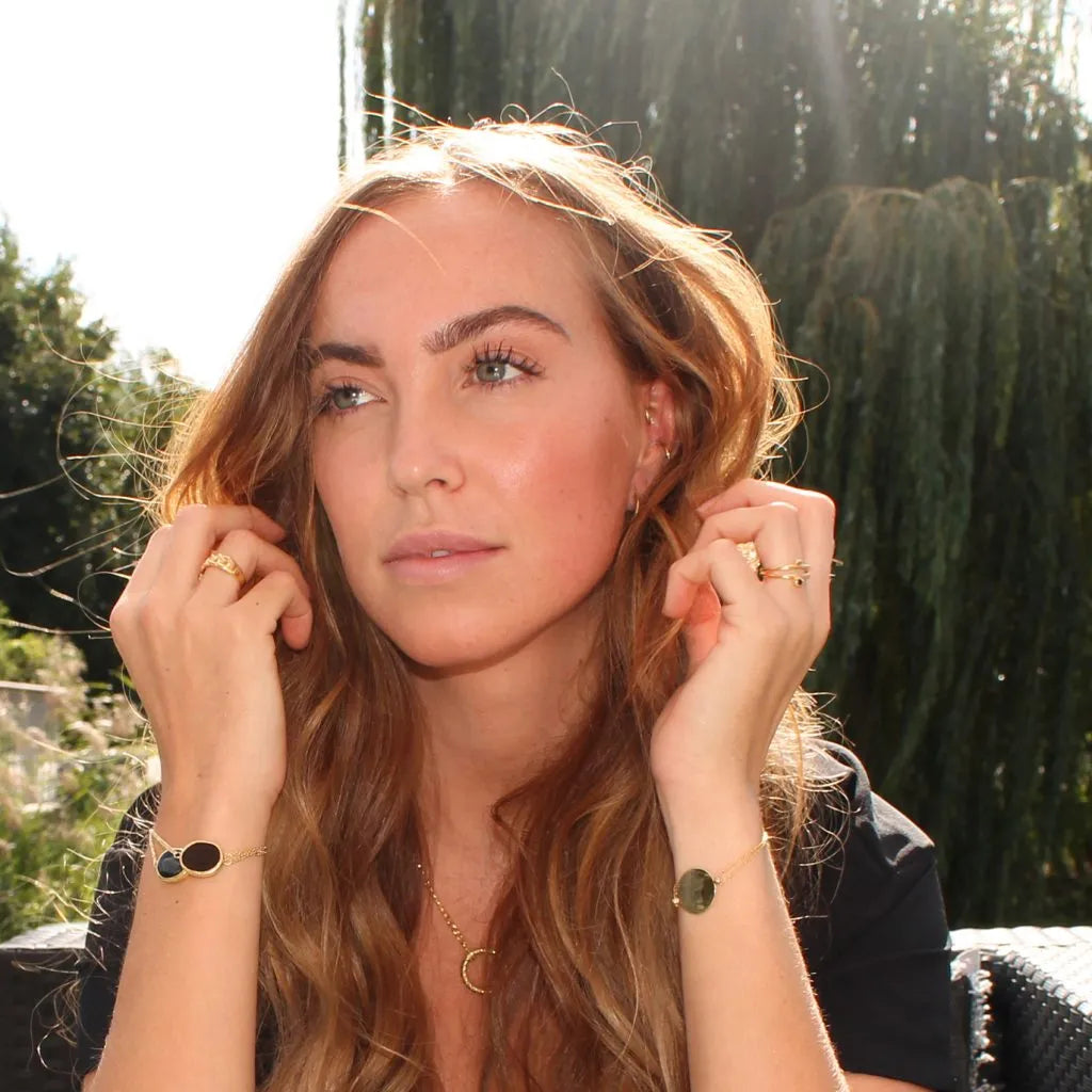 Sophia bracelet | Obsidian