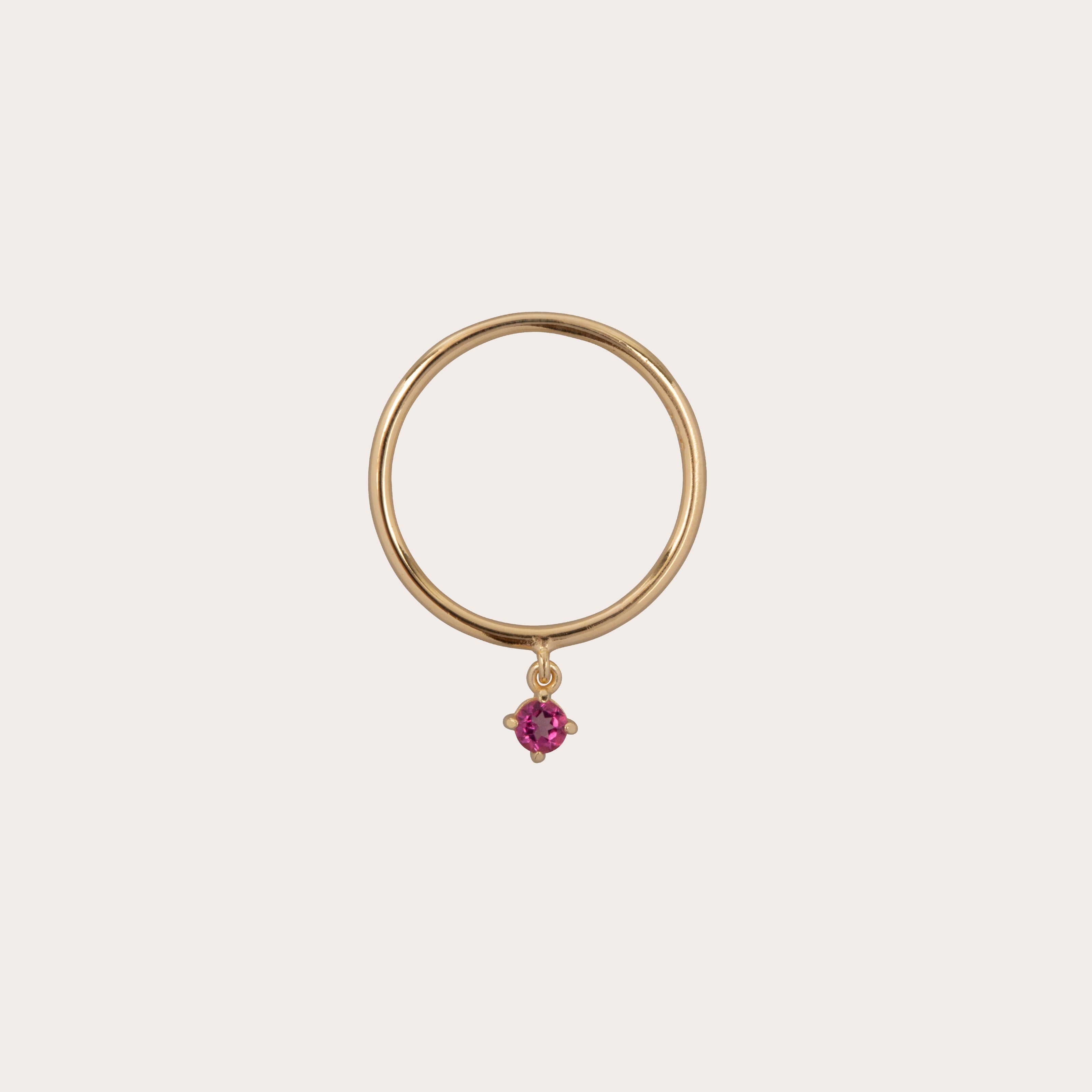 Mångata pink topaz ring