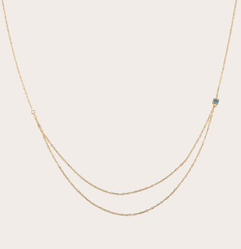 Elodie london topaz necklace